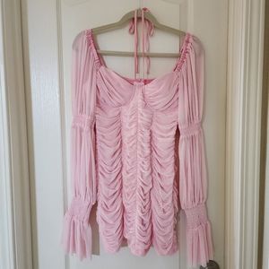 Dolls Kill Sugar Thrillz Pink Bodycon Dress